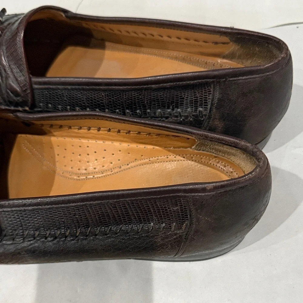 Men's Brown Loafers with Tassels